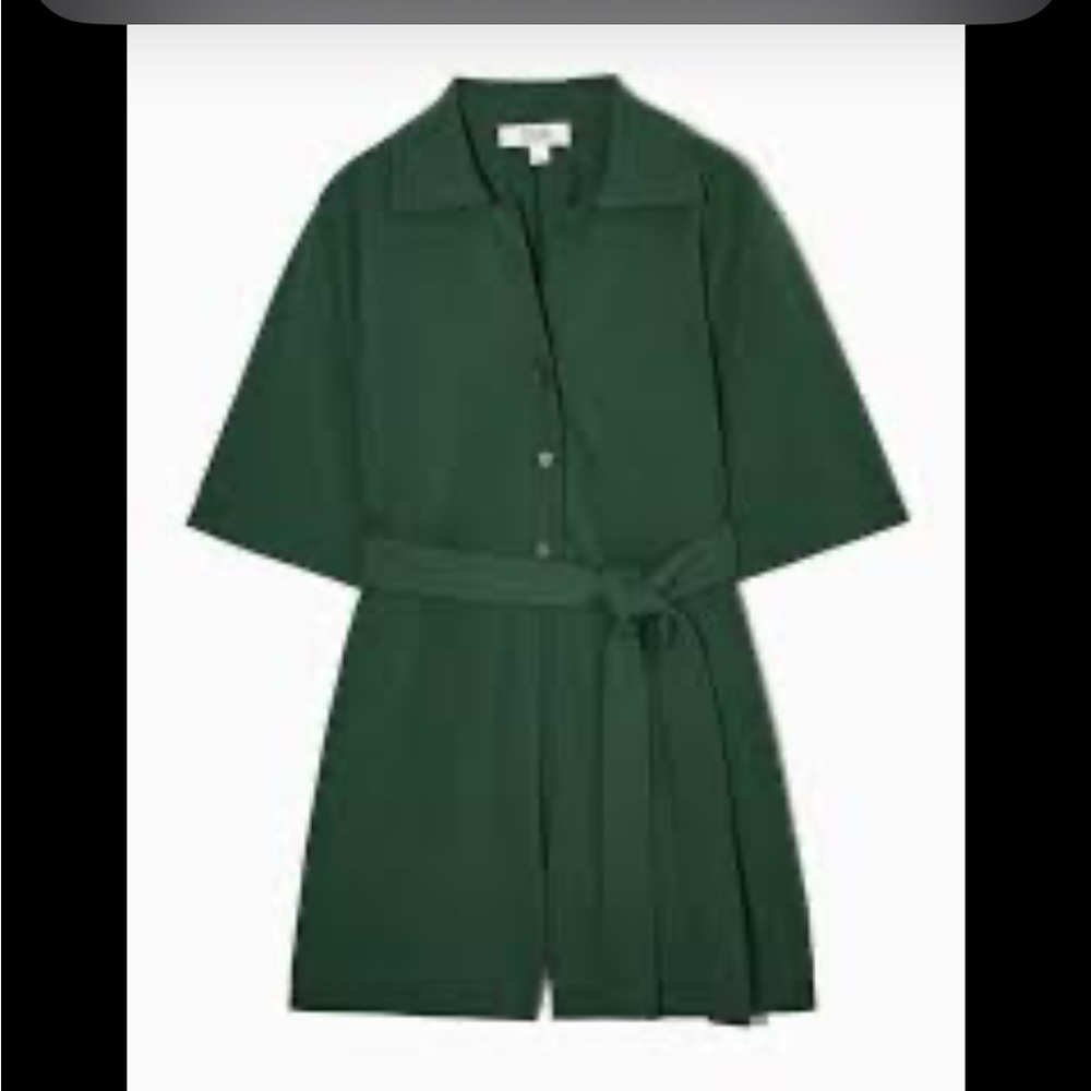Belted Jersey playsuit